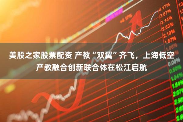 美股之家股票配资 产教“双翼”齐飞，上海低空产教融合创新联合体在松江启航