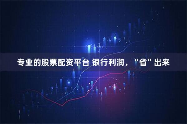 专业的股票配资平台 银行利润，“省”出来